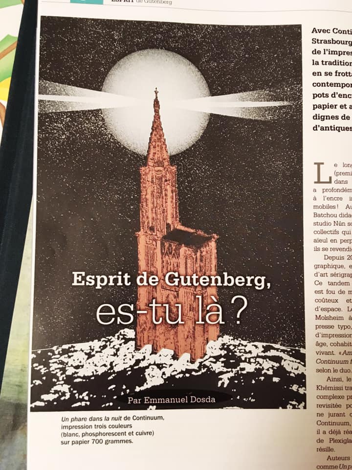 Esprit de Gutenberg, es-tu là ?