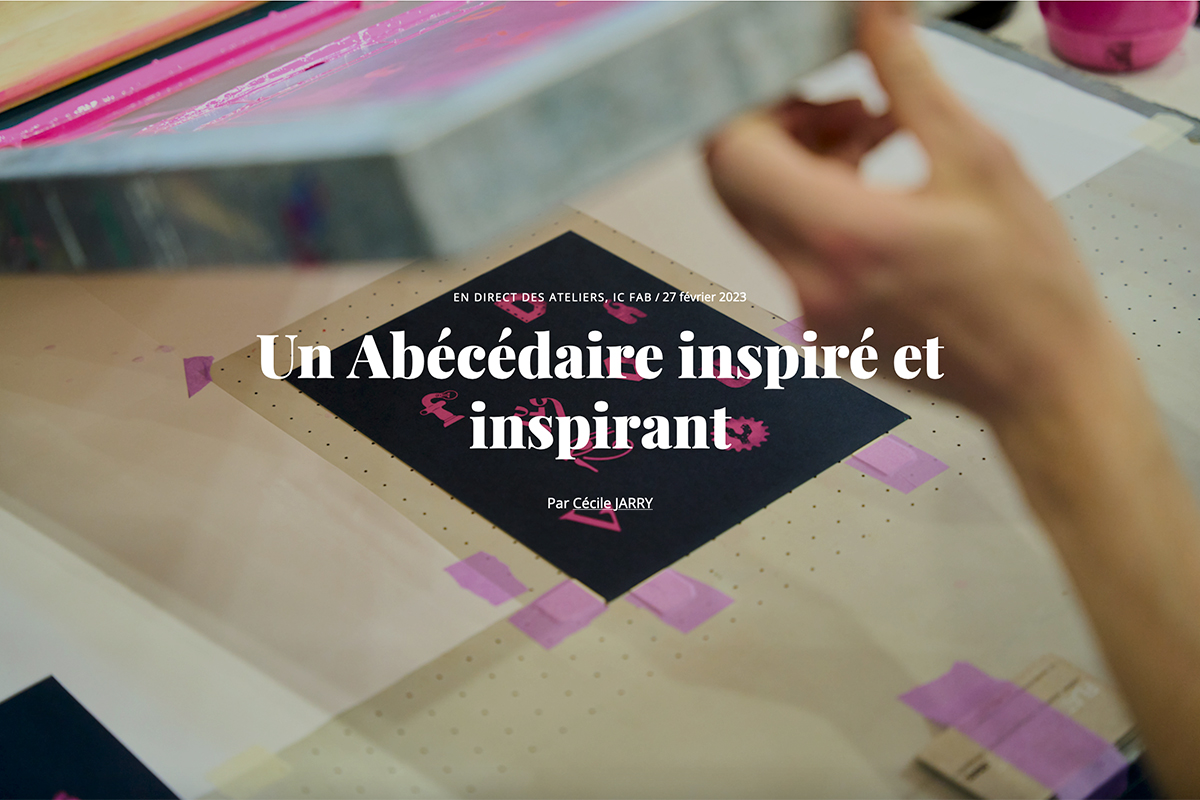 Un Abécédaire inspiré et inspirant