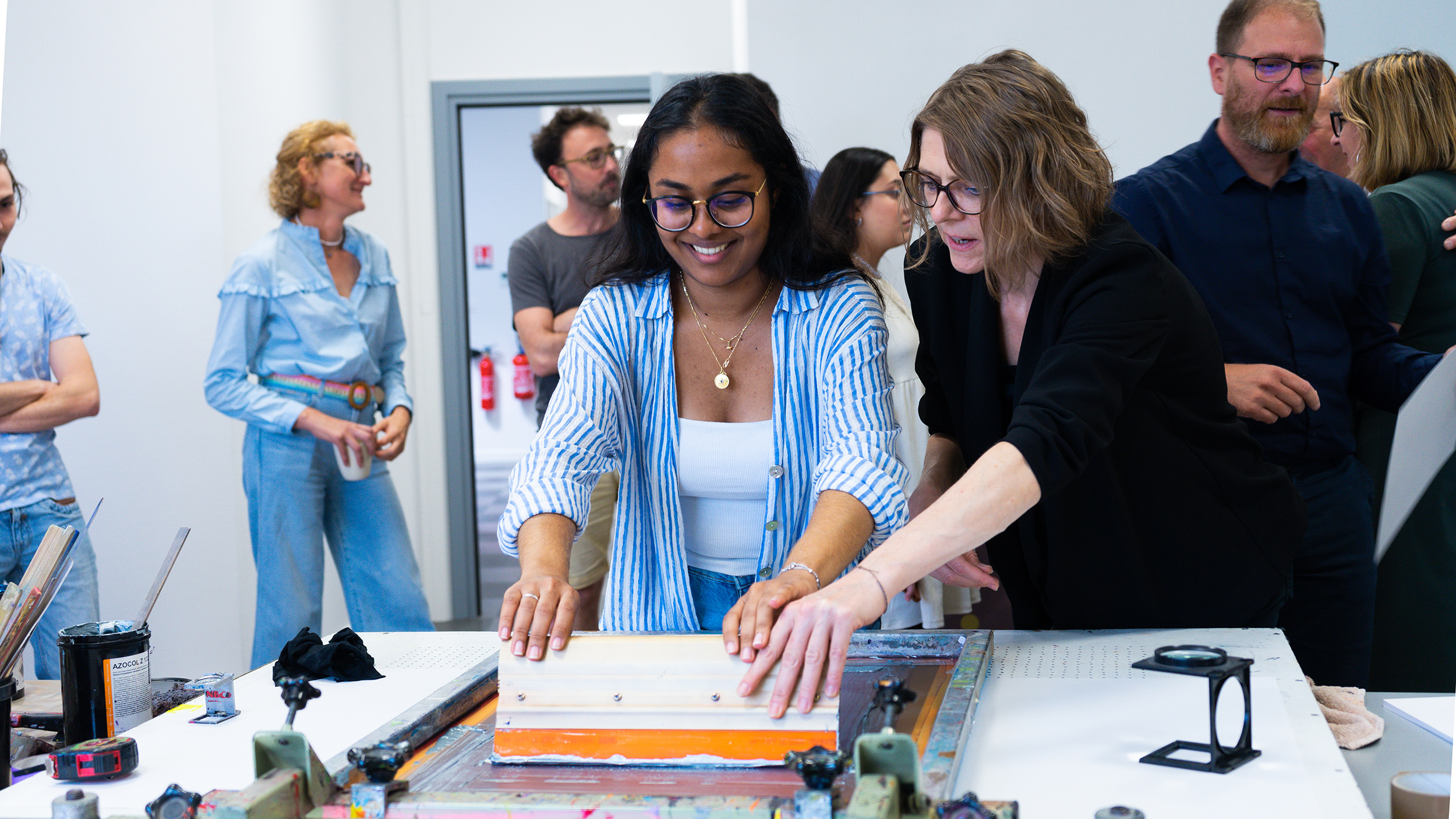 Masterclass Sérigraphie chez Fabéon